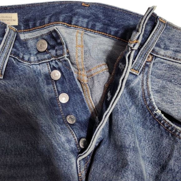 LEVIS 501® High Rise Straight Jean Size 27 - Picture 7 of 15